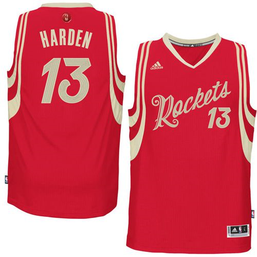 Camiseta Navidad Rockets Harden 2015 Rojo